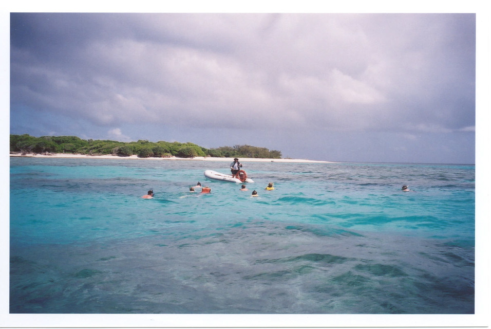 Heading towards the coral barrier reef