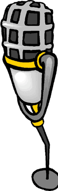 clipart of a microphone